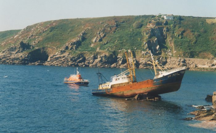 Mousehole wrecks, lifesaving and lifeboat trip